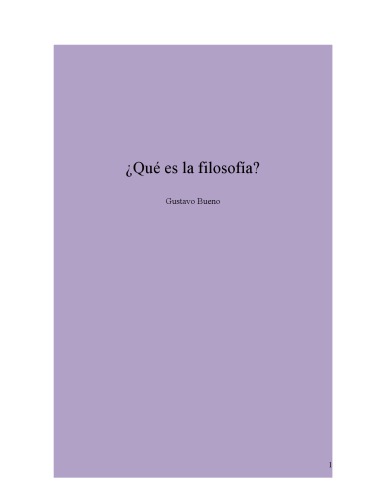 ¿Qué es la filosofía?: el lugar de la filosofía en la educación. El papel de la filosofía en el conjunto del saber constituido por el saber político, el saber científico y el saber religioso de nuestra época