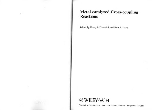 Metal-catalyzed cross-coupling reactions