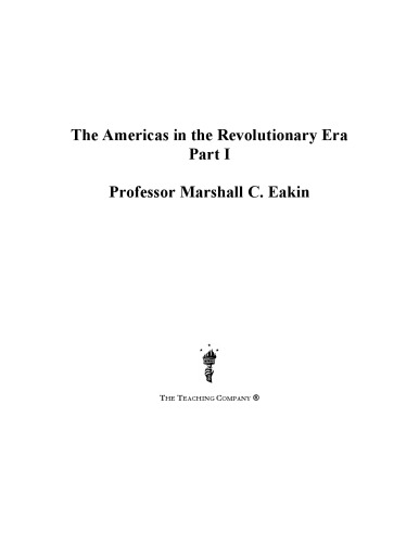 The Americas in the Revolutionary Era