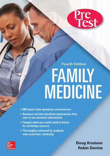 Family Medicine PreTest Self-Assessment and Review