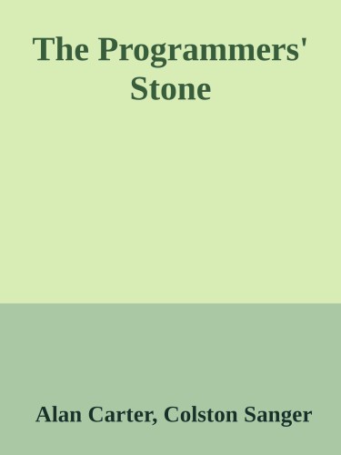 The Programmers’ Stone