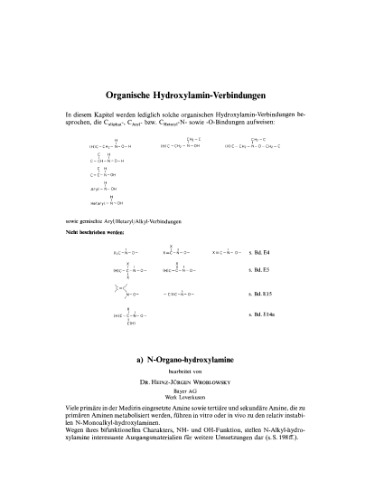 Houben-Weyl Methods of Organic Chemistry
