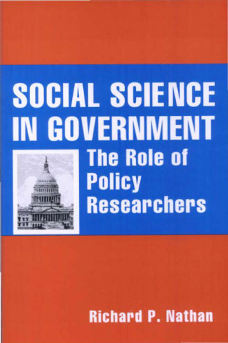 Social science in government : the role of policy researchers