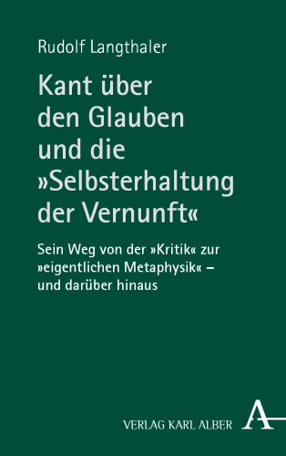 Kant über den Glauben und die 