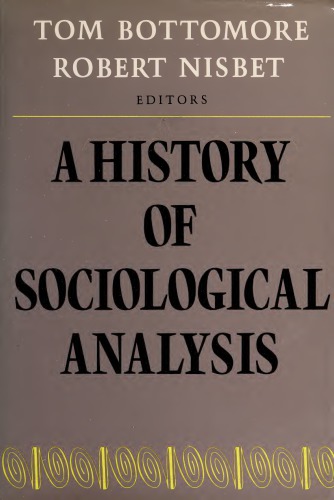A History of Sociological Analysis