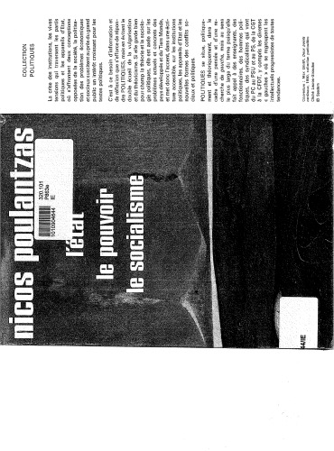 L´État, Le Pouvoir, Le Socialisme