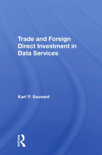 Trade and Foreign Direct Investment in Data Services