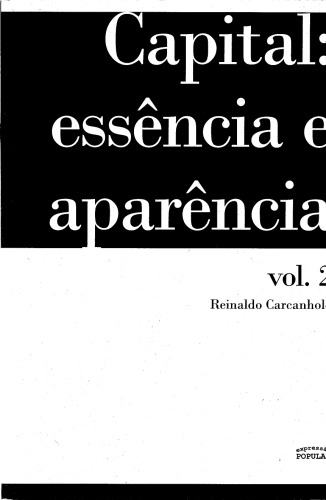Capital:Essência e aparência Vol.2