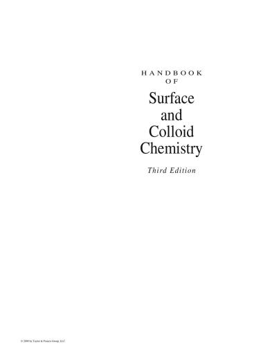 Handbook of Surface and Colloid Chemistry