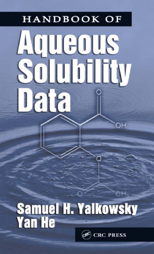 Handbook of Aqueous Solubility Data