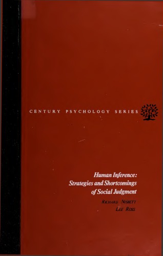 Human Inference: Strategies and Shortcomings of Social Judgement