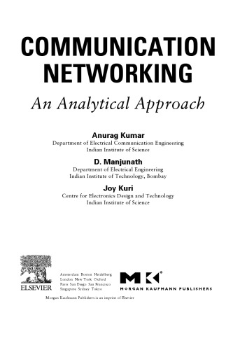 Communication Networking: An Analytical Approach