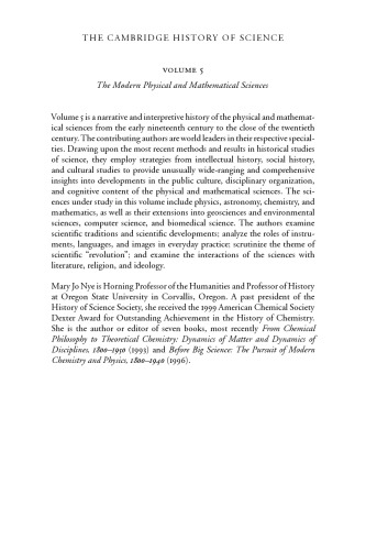 The Cambridge History of Science: Volume 5, The Modern Physical and Mathematical Sciences