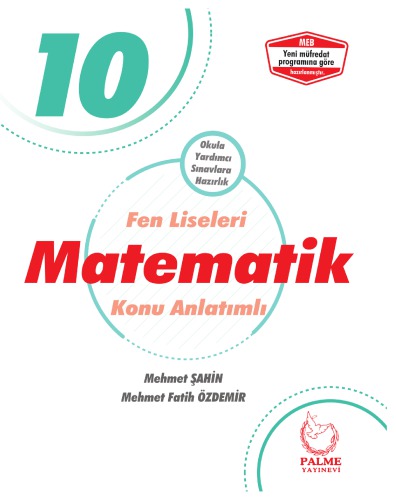 Palme 10. Sınıf Matematik Konu Anlatım (Fen Lisesi)