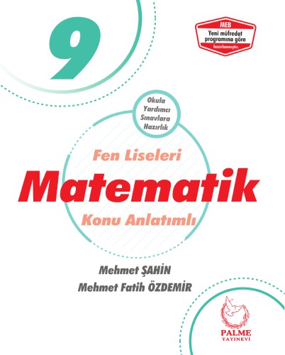 Palme 9. Sınıf Matematik Konu Anlatım (Fen Lisesi)