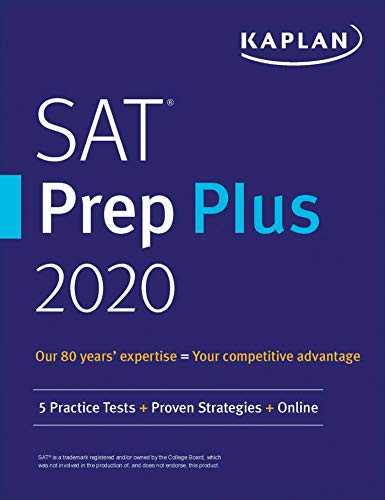 SAT Prep Plus 2020: 5 Practice Tests + Proven Strategies + Online