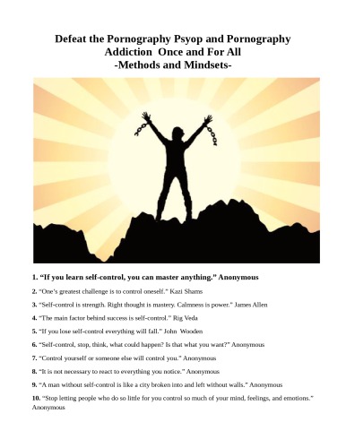 Defeat Pornography Addiction