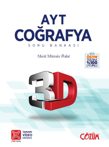 Çözüm 3D AYT Coğrafya Soru Bankası