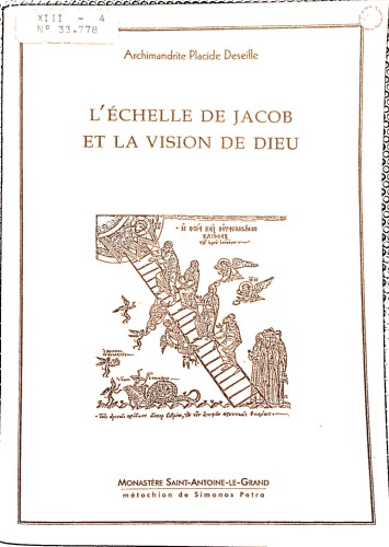 L’Echelle de Jacob et la vision de Dieu