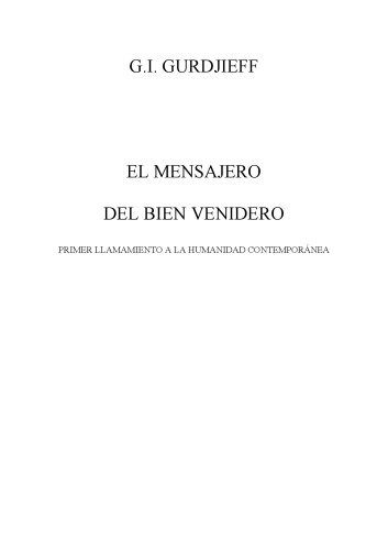 El mensajero del bien venidero