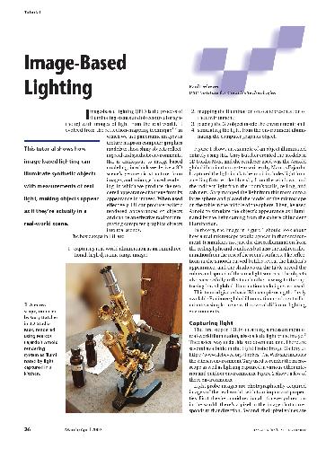 Image-Based Lighting