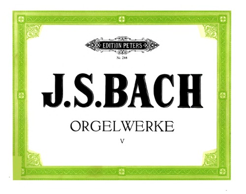 Orgelwerke Band 5. Choralvorspiele