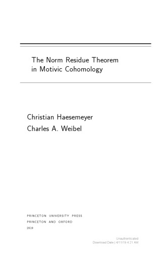 The Norm Residue Theorem in Motivic Cohomology