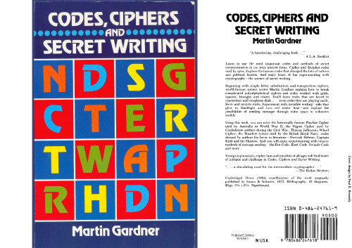 Codes, Ciphers and Secret Writing