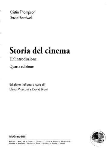 Storia del cinema. Un’introduzione