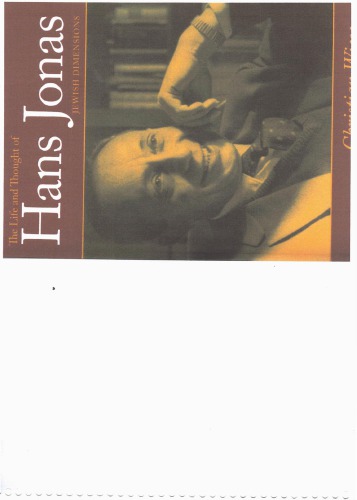 The Life and Thought of Hans Jonas: Jewish Dimensions