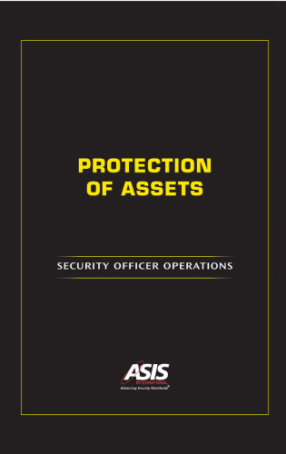 Protection of Assets: Security Officer Operations