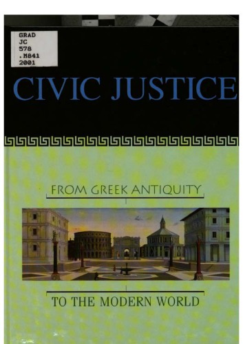 Civic Justice: From Greek Antiquity to the Modern World