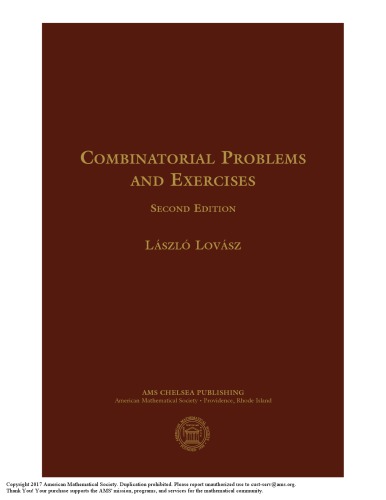 Combinatorial Problems and Exercises