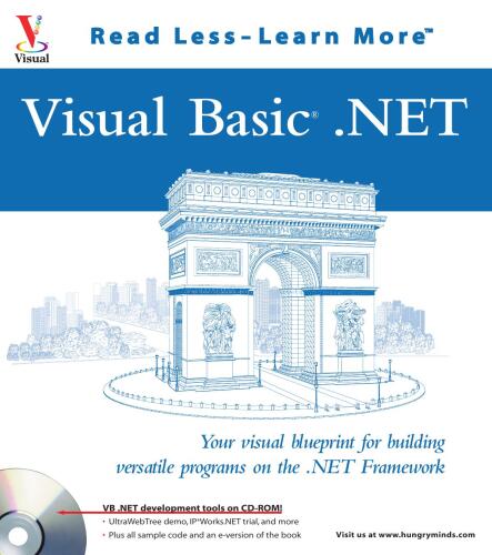 VB.NET: Your Visual Blueprint for Building Versatile Programs on the .NET Framework
