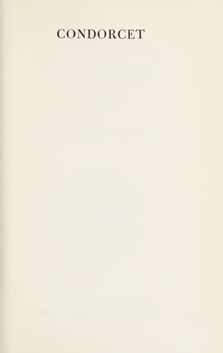 Condorcet, from Natural Philosophy to Social Mathematics