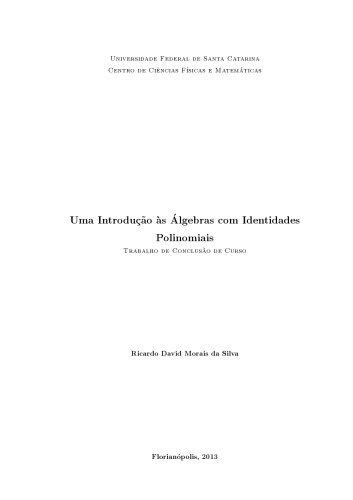 Uma Introducao as Algebras com Identidades Polinomiais