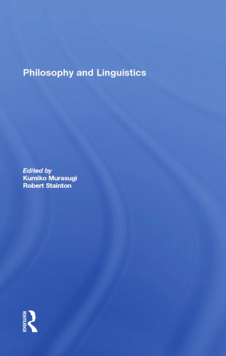 Philosophy and Linguistics