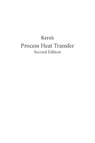 Kern’s Process Heat Transfer
