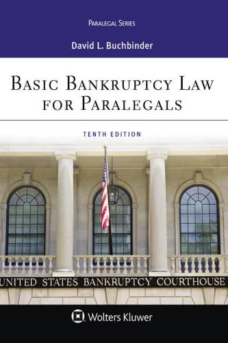 Basic Bankruptcy Law for Paralegals