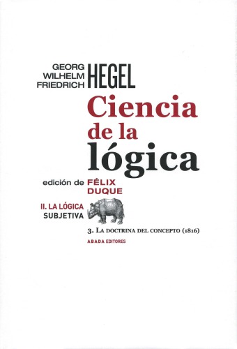 Ciencia de la lógica (Vol. II)