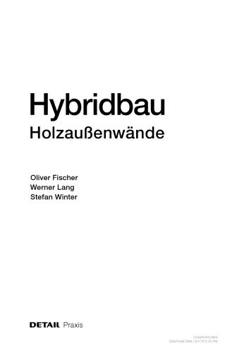 Hybridbau – Holzaußenwände