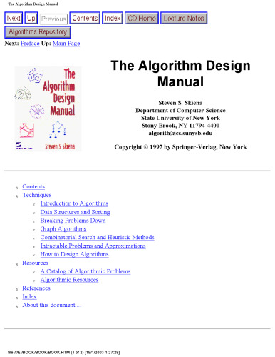 The Algorithm Design Manual