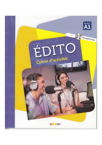 Édito A1 Méthode de français
