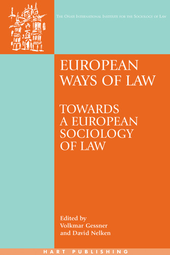 European Ways of Law: Towards a European Sociology of Law (Onati International Series In Law And Society)