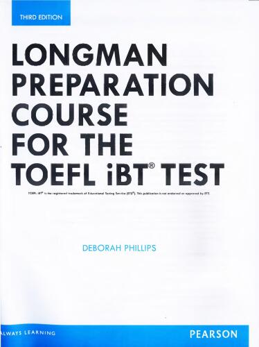 Longman Preparation Course For The TOEFL Test, 3rd Edition