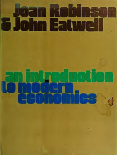 An Introduction To Modern Economics