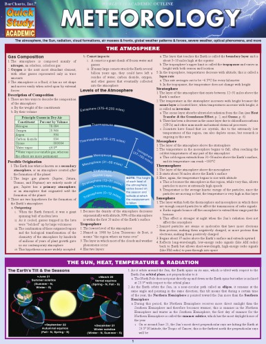 Meteorology (Quick Study)
