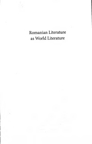 Romanian Literature as World Literature