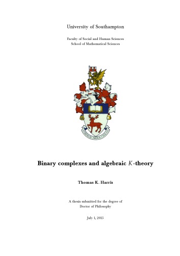 Binary complexes and algebraic K-theory