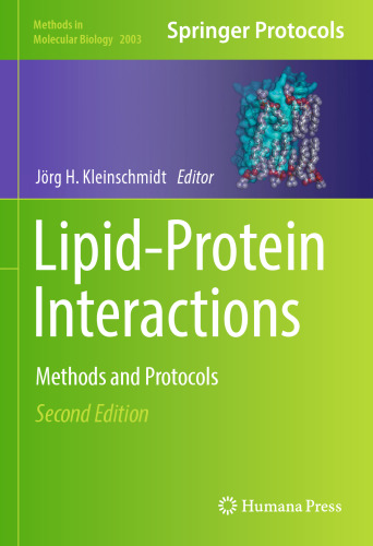 Lipid-Protein Interactions: Methods and Protocols